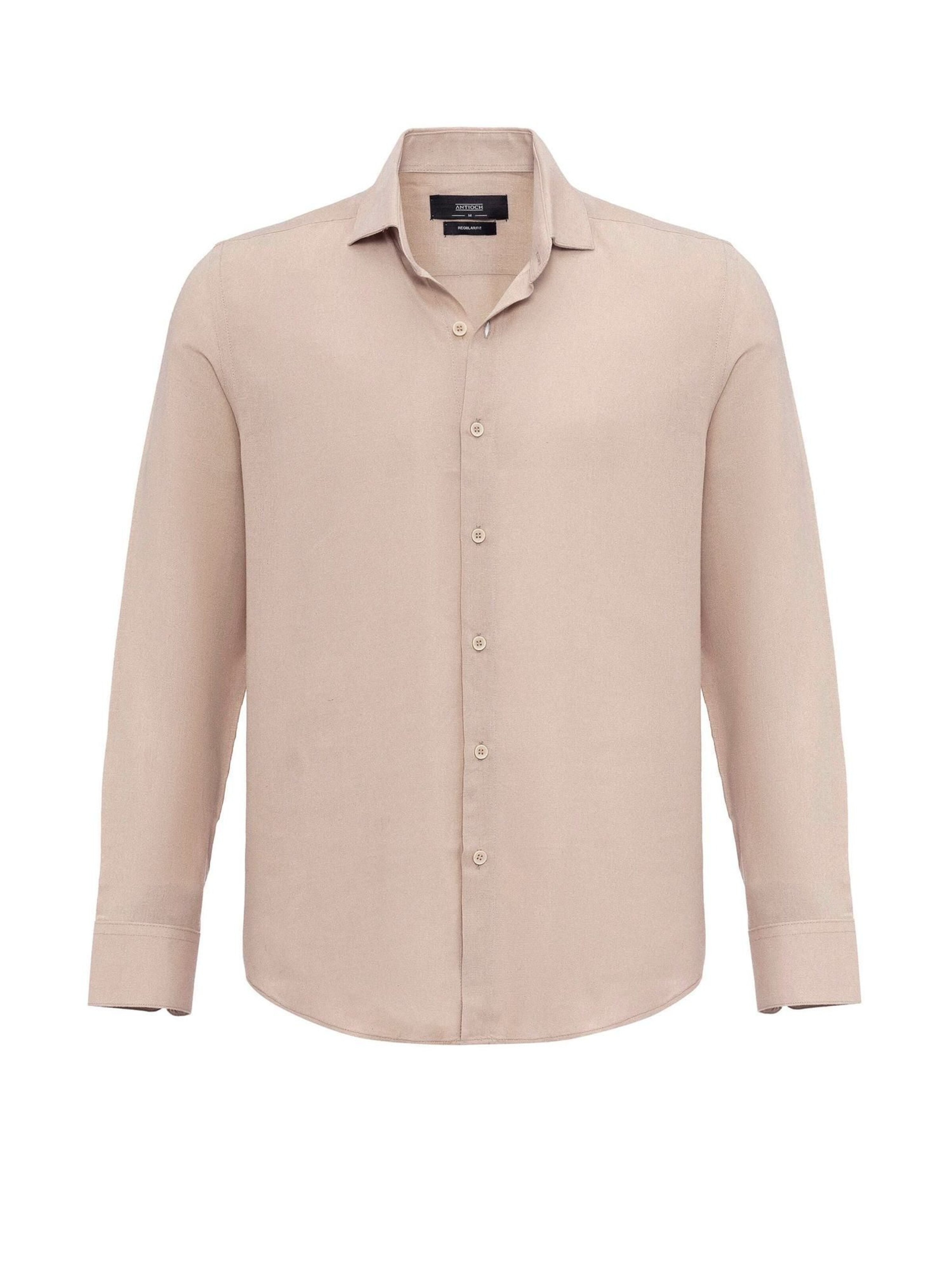 Tricou de la Antioch pe bej: față