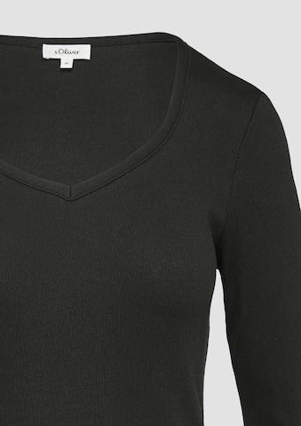 s.Oliver Shirt in Zwart