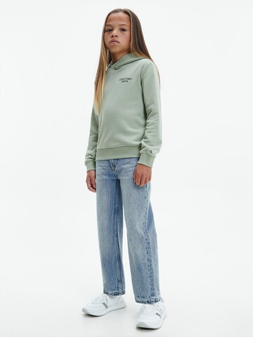 Calvin Klein JeansSweater majica - zelena boja