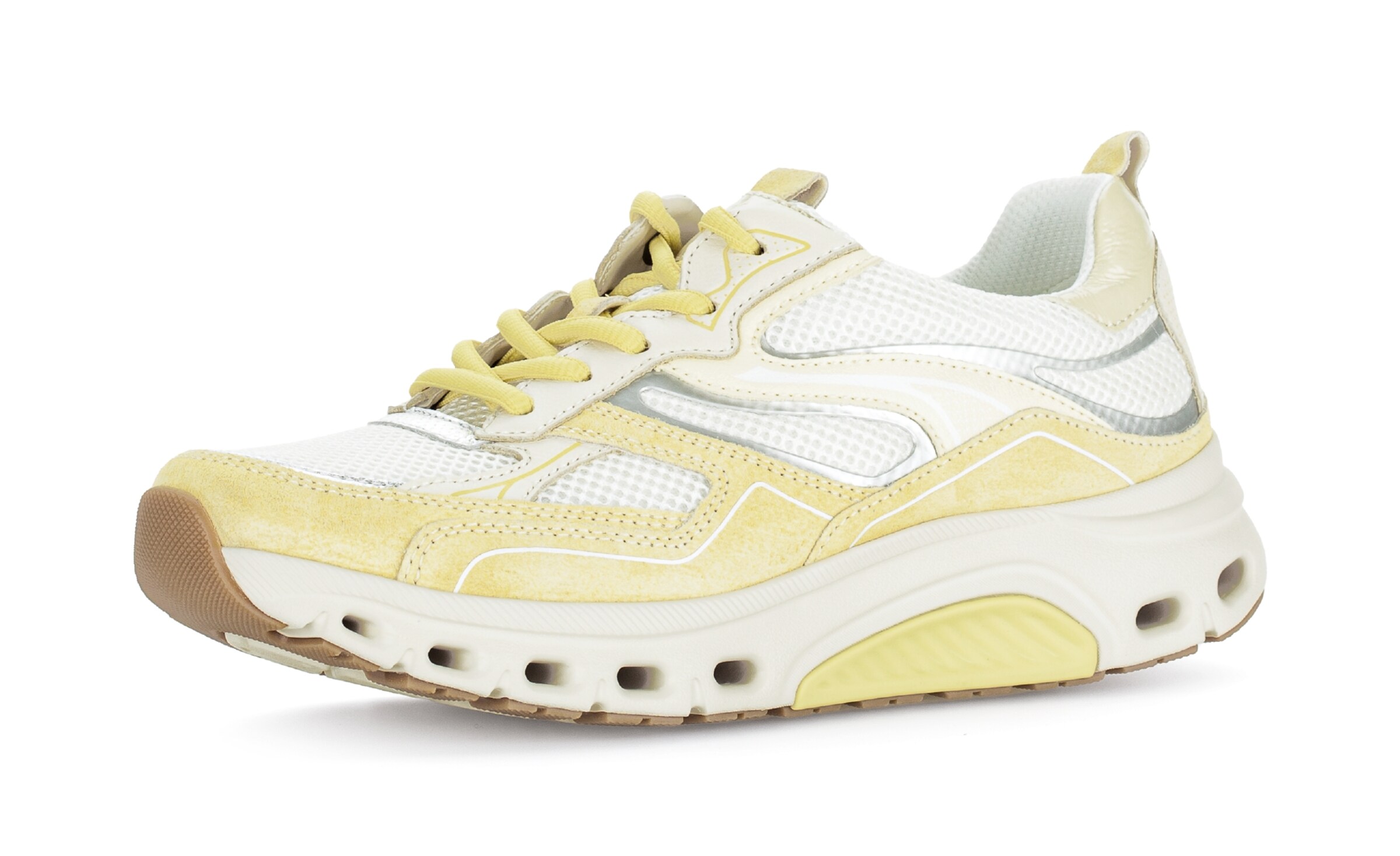 Gabor Rollingsoft Sneakers in Silver: front