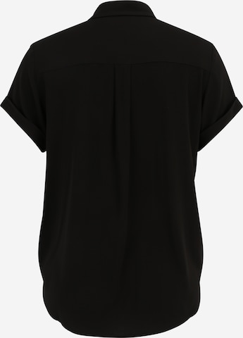 Samsøe Samsøe - Blusa 'Majan' en negro