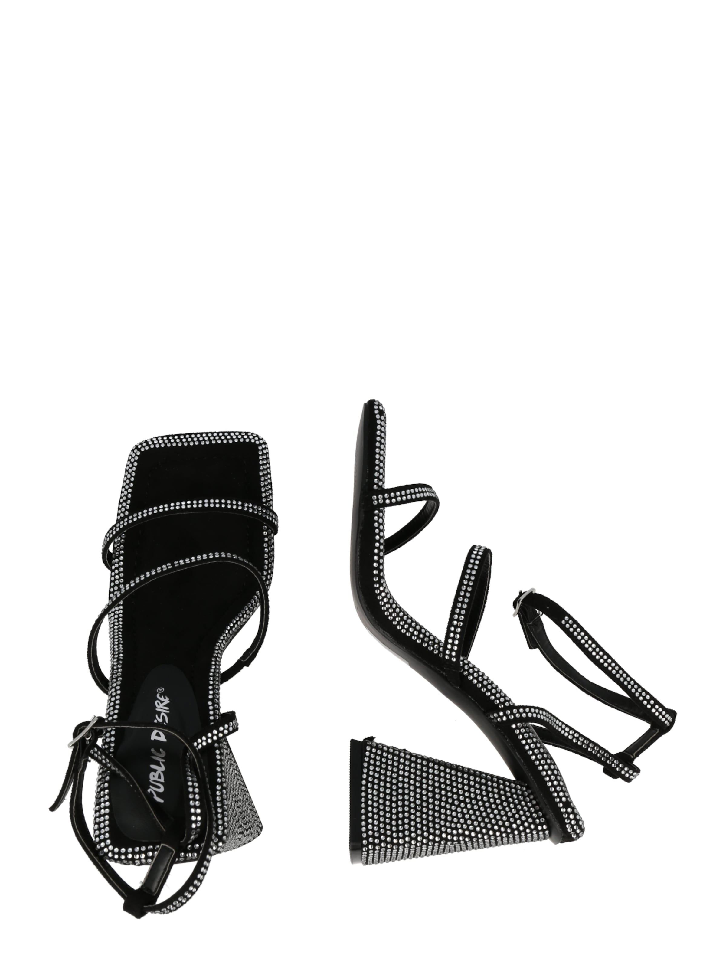 Public Desire Босоножки с ремешком 'SKYE' в Черный