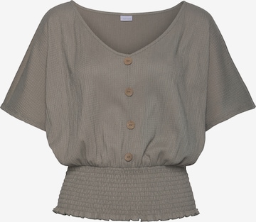 LASCANA Shirt in Grey: front