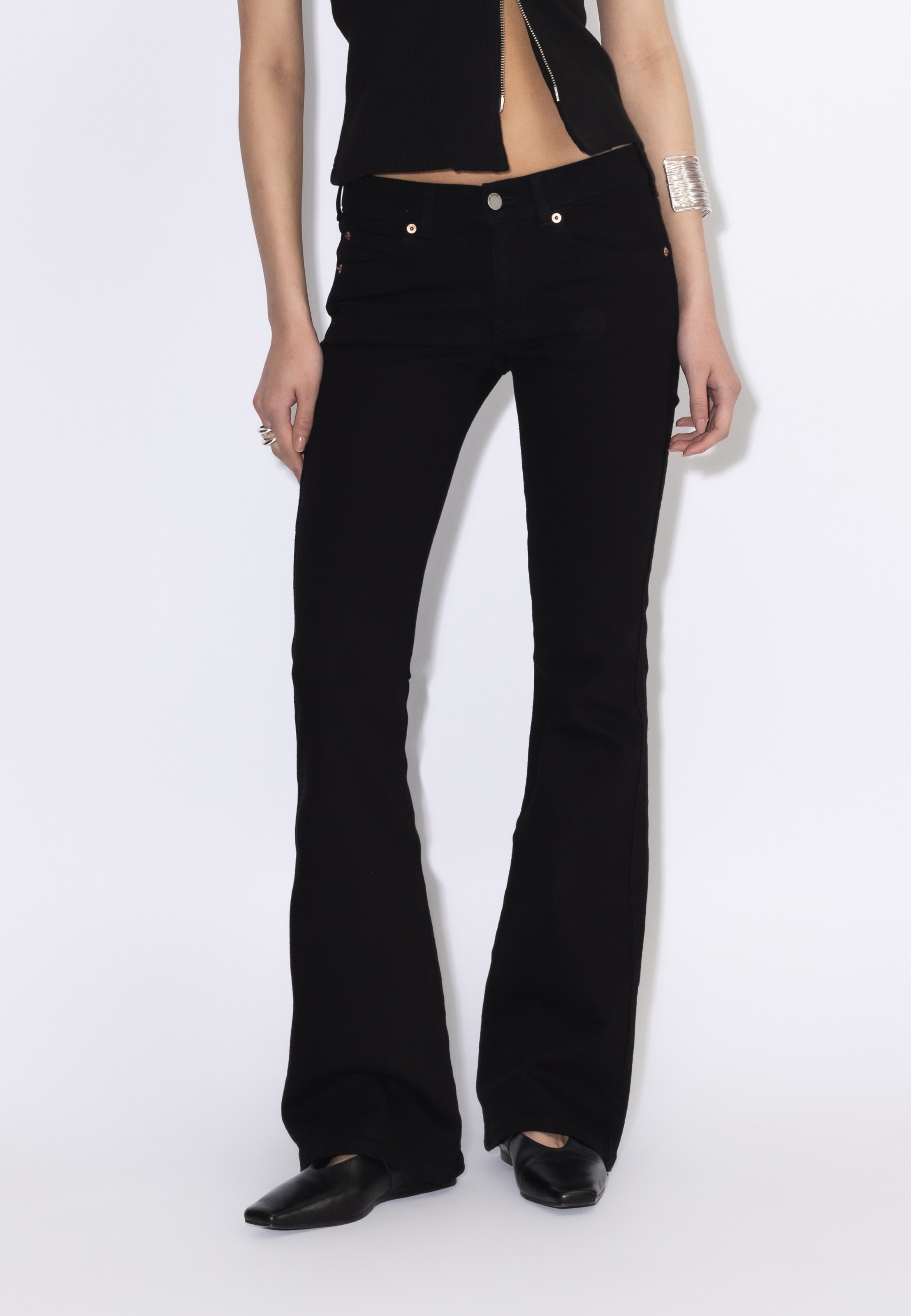 Dr. Denim Flared Jeans 'Kily' in Black