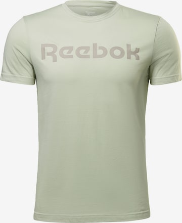 Reebok SportTehnička sportska majica - zelena boja: prednji dio