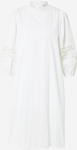 Love & Divine Shirt Dress in White: front