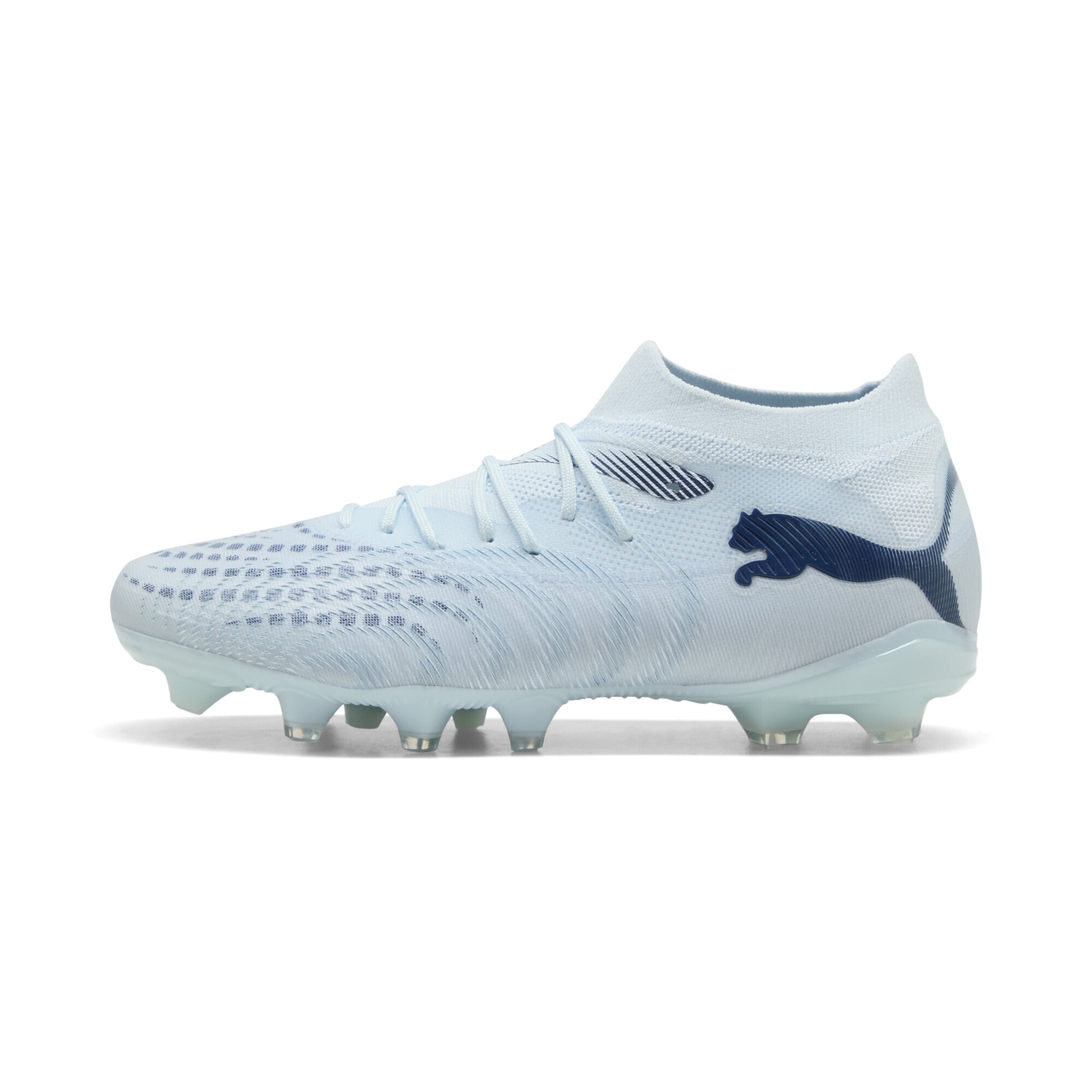 PUMA Voetbalschoen 'Future 9 Match Fusion' in de kleur Marine / Lichtblauw, Productweergave