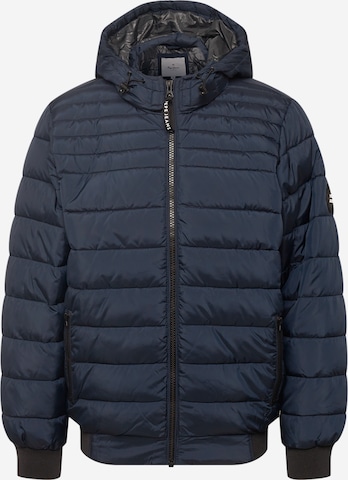 Pepe Jeans Winter Jacket 'JAMES' in Blue: front