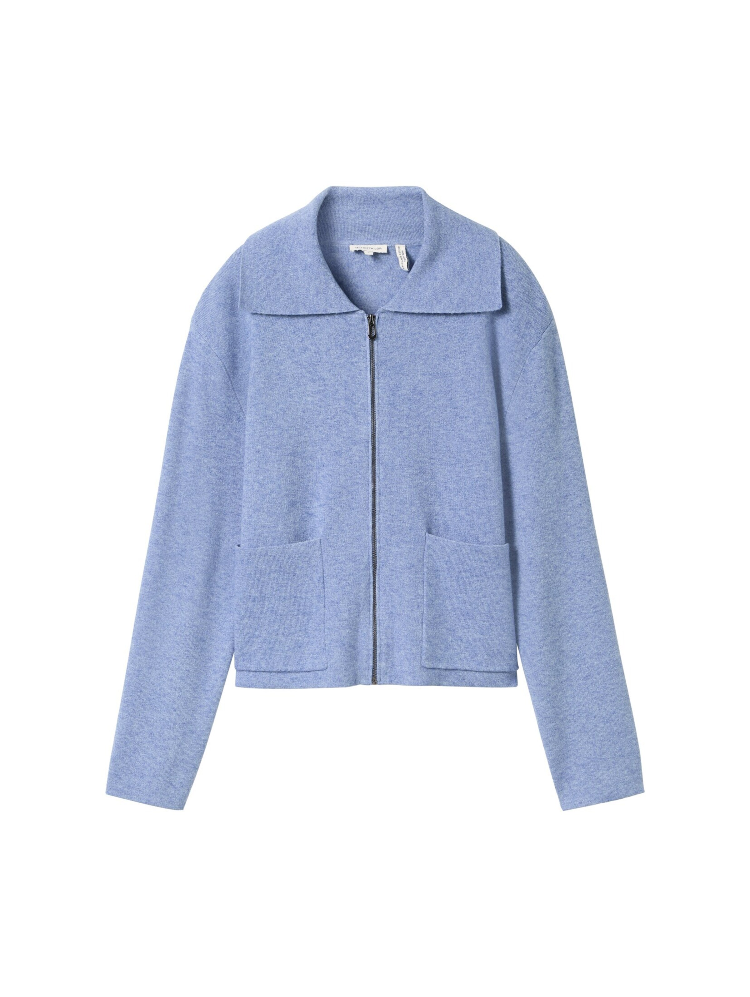 TOM TAILOR Strickjacke in Blau: Vorderseite