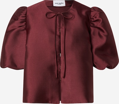 noar studios Blouse in de kleur Bourgogne, Productweergave