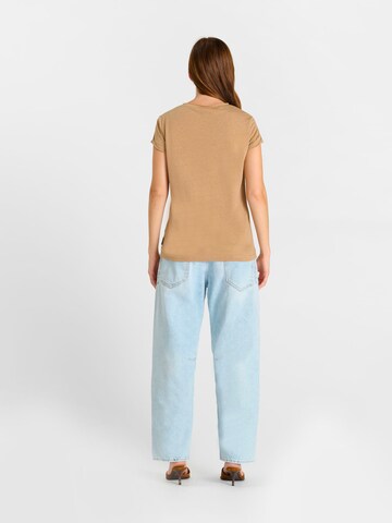 T-shirt 'ONA' Le Temps Des Cerises en marron