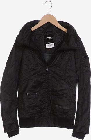 TOM TAILOR DENIM Jacket & Coat in XS in Black: front