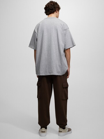 Pull&Bear Tapered Hose in Braun