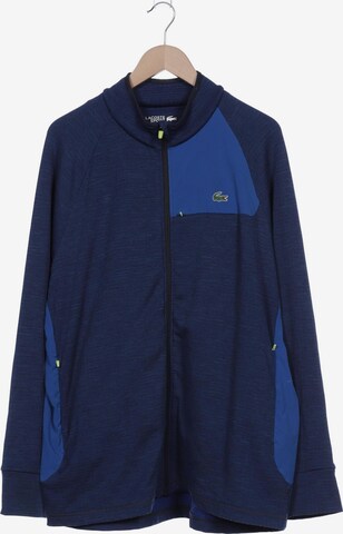 Lacoste Sport Sweatshirt & Zip-Up Hoodie in XXXL in Blue: front