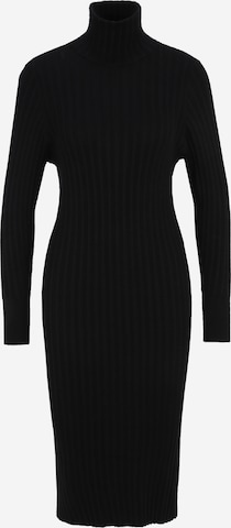 Vero Moda Petite Sukienka z dzianiny 'WIELD' w kolorze czarny: przód