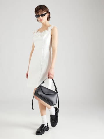 Adrianna Papell Cocktail Dress 'MIKADO' in White