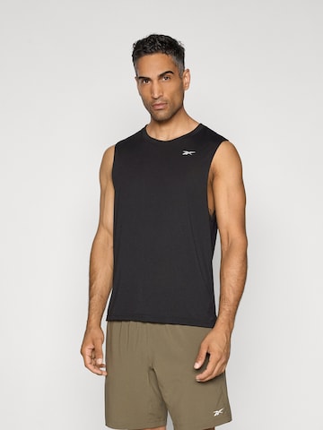 Reebok - Camiseta funcional 'BARKLEY EASY FIT' en negro: frente