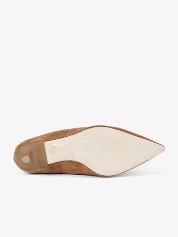 GISEL MOIRE Booties in Brown