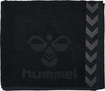 Hummel Towel in Black: front