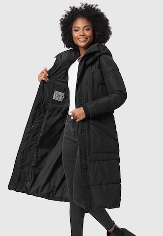 MARIKOO Winter coat 'Ayumii' in Black: front