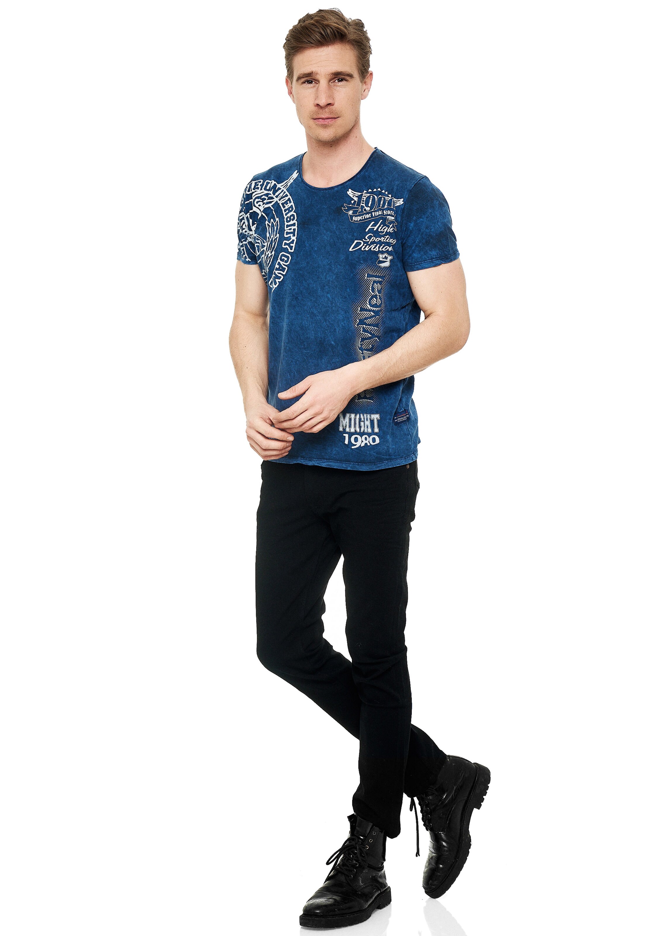 Rusty Neal Shirt in Blauw