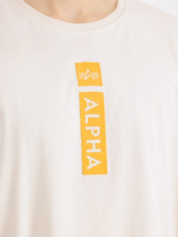 Tricou de la ALPHA INDUSTRIES pe bej