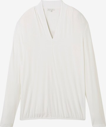 TOM TAILOR Shirt in White: front