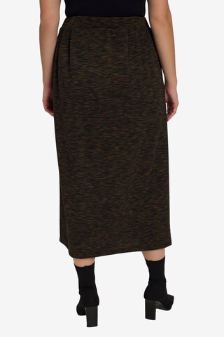 Ulla Popken Skirt 'Punto di Roma' in Brown