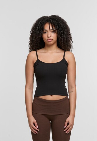 DEF Top in Schwarz: Vorderseite