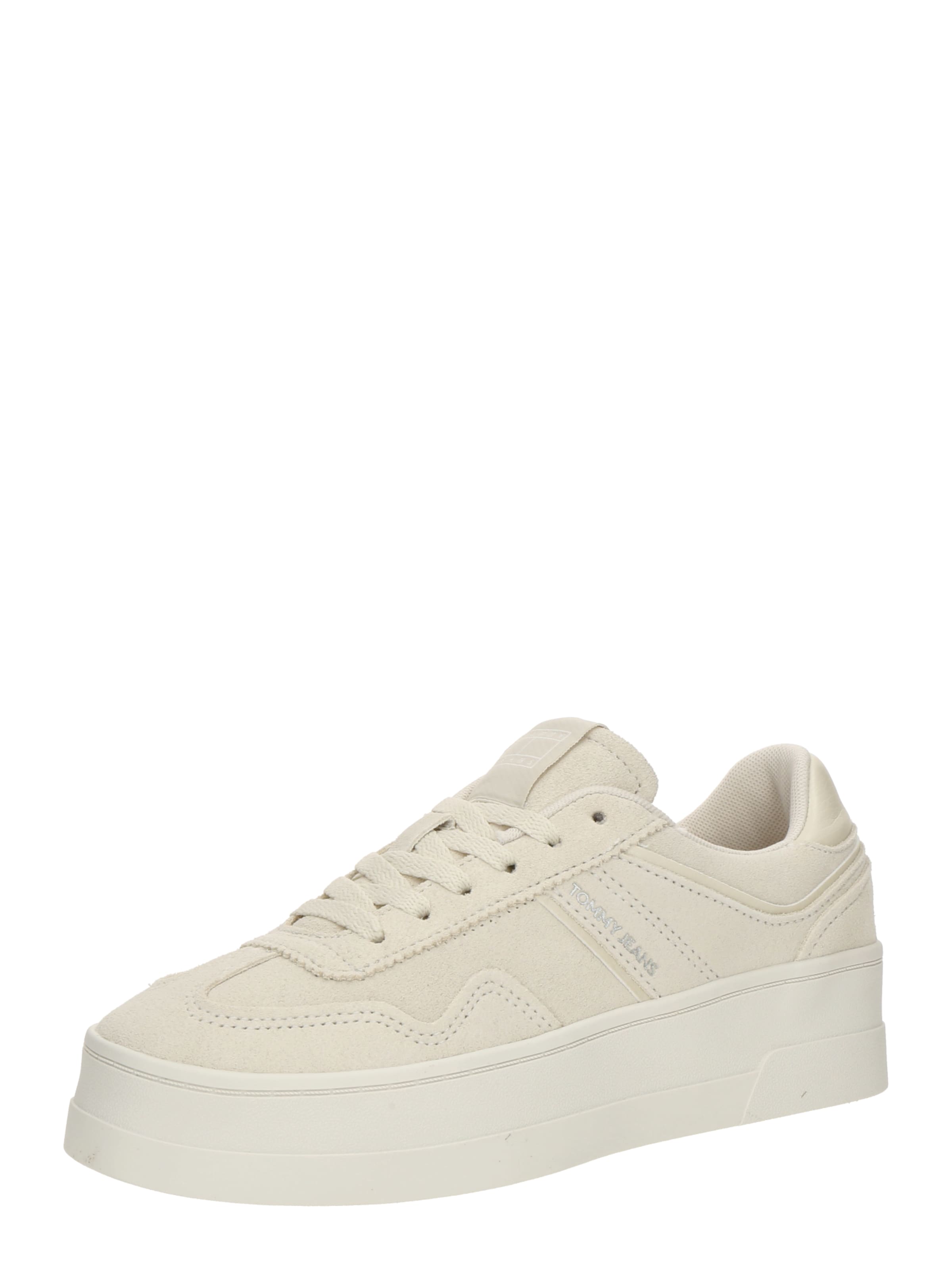 Baskets basses 'The Greenwich' Tommy Jeans en beige : devant