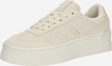 Baskets basses 'The Greenwich' Tommy Jeans en beige : devant