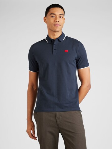 HUGO Shirt 'Deresino' in Blue: front