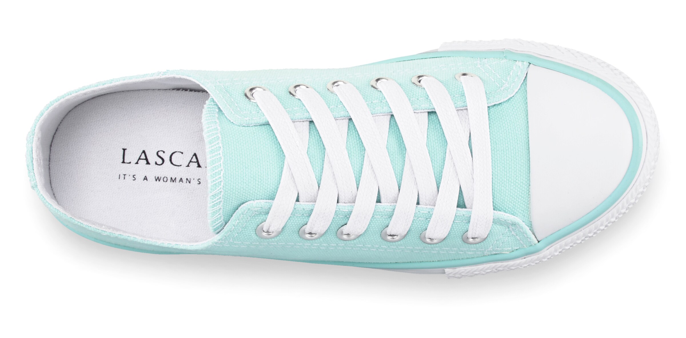 LASCANA - Sapatilhas baixas em verde