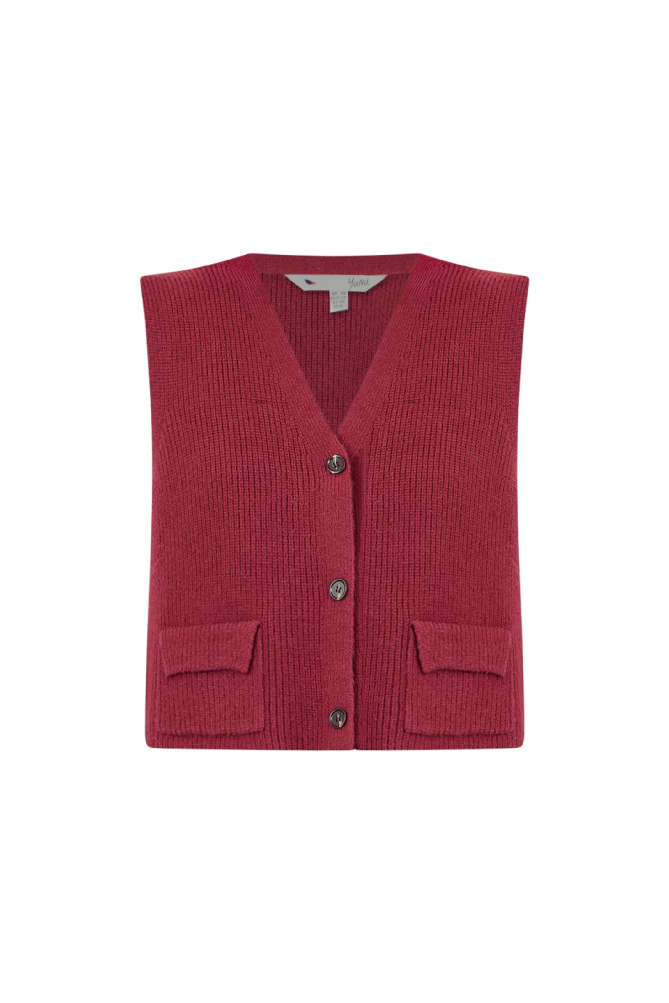 Yumi Pullover in Rot: Vorderseite