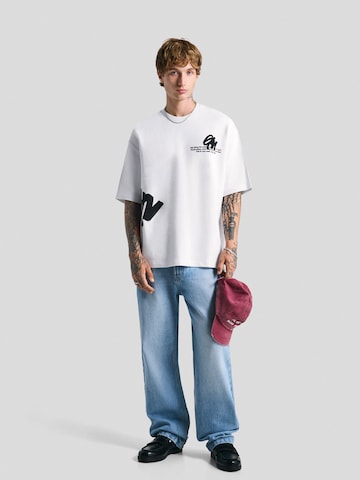 Bershka Shirt in Wit