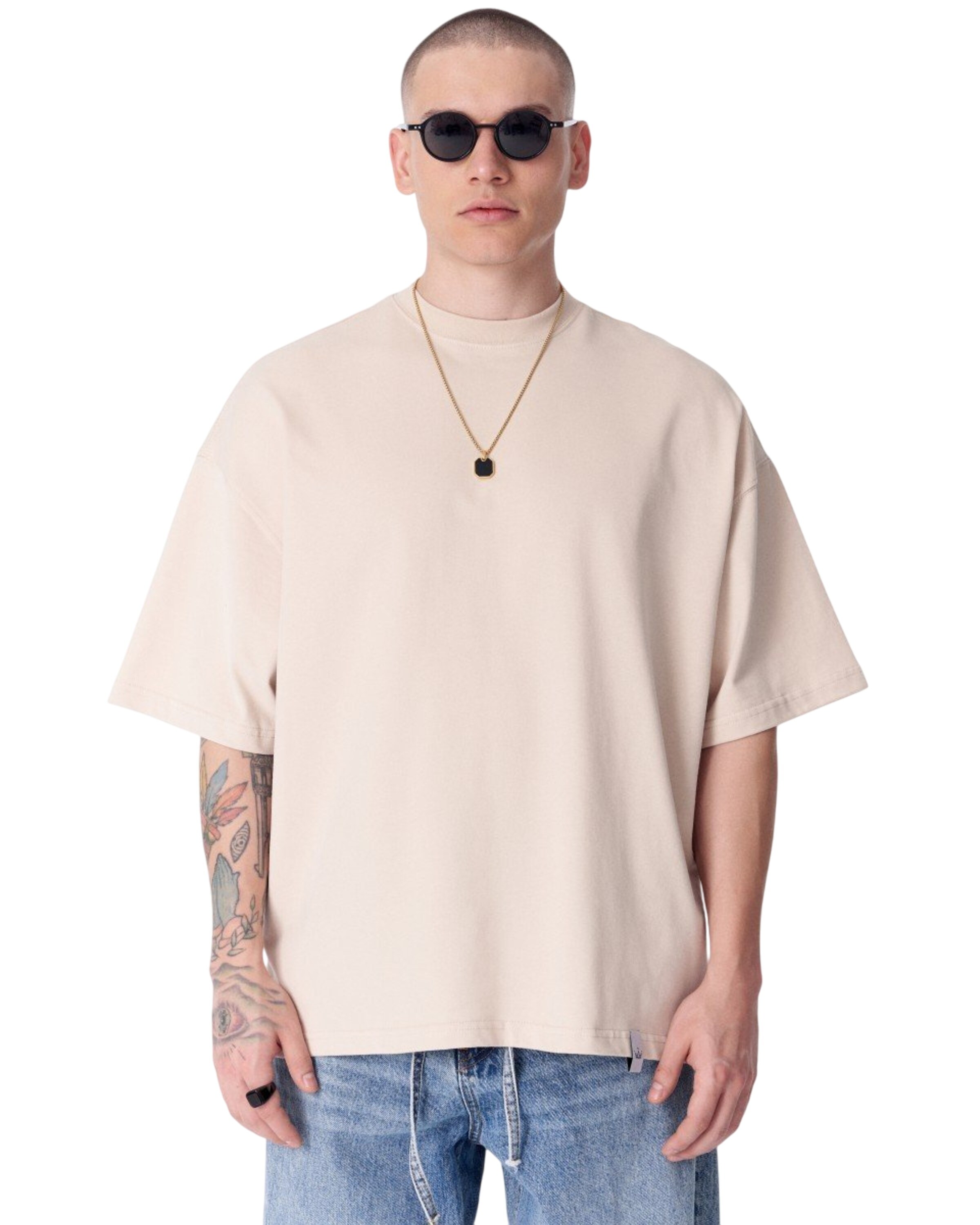 MARTIN VALEN Shirt in Beige