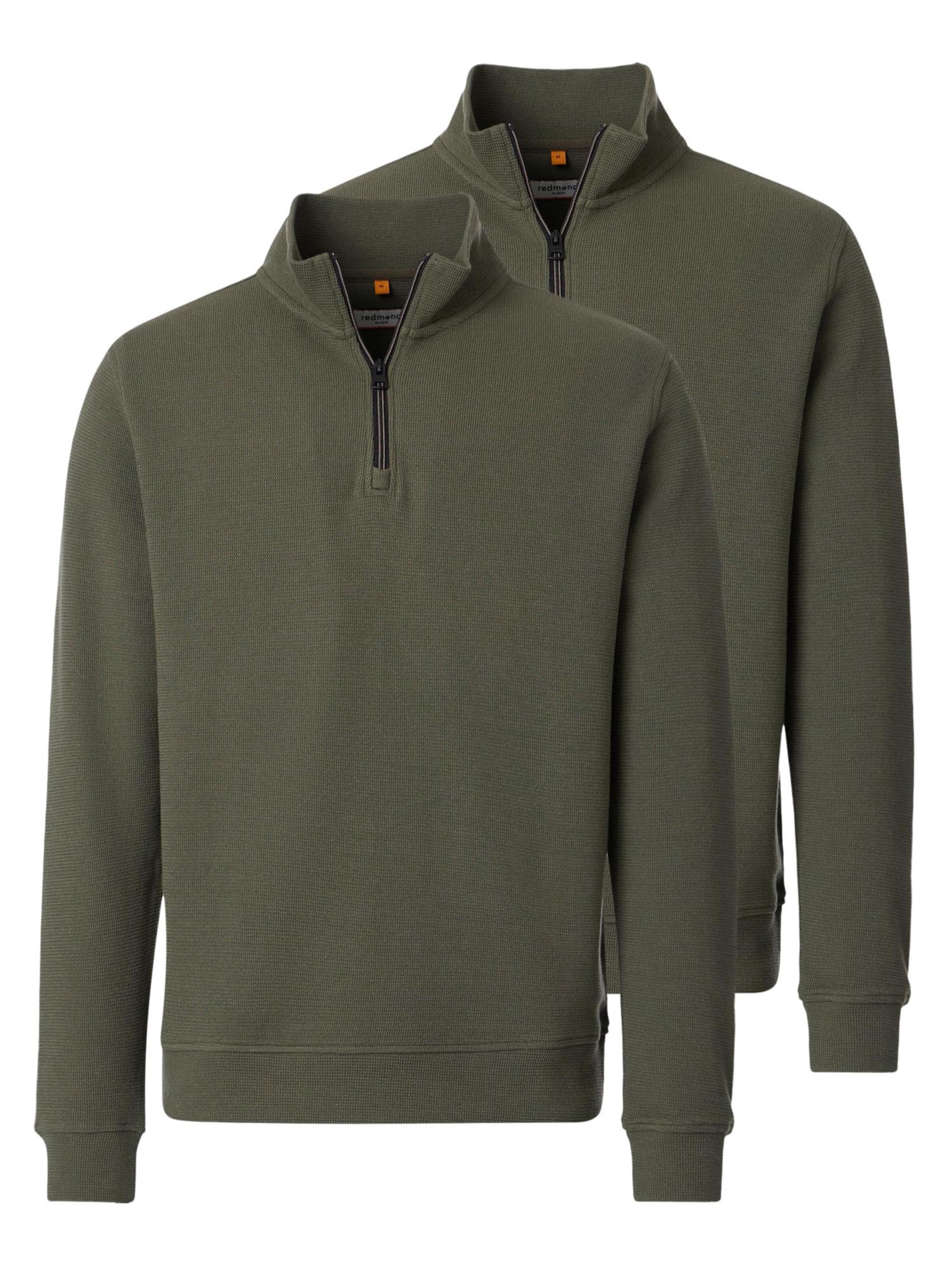 redmond Sweater 'Basic' in Green: front