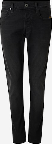G-STAR Tapered Farkut '3301' värissä musta: etupuoli