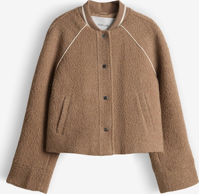 OPUS Välikausitakki 'Hirona' värissä karamelli / valkoinen, Tuotenäkymä