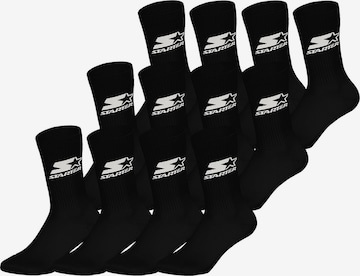 Chaussettes 'Crew' Starter en noir : devant