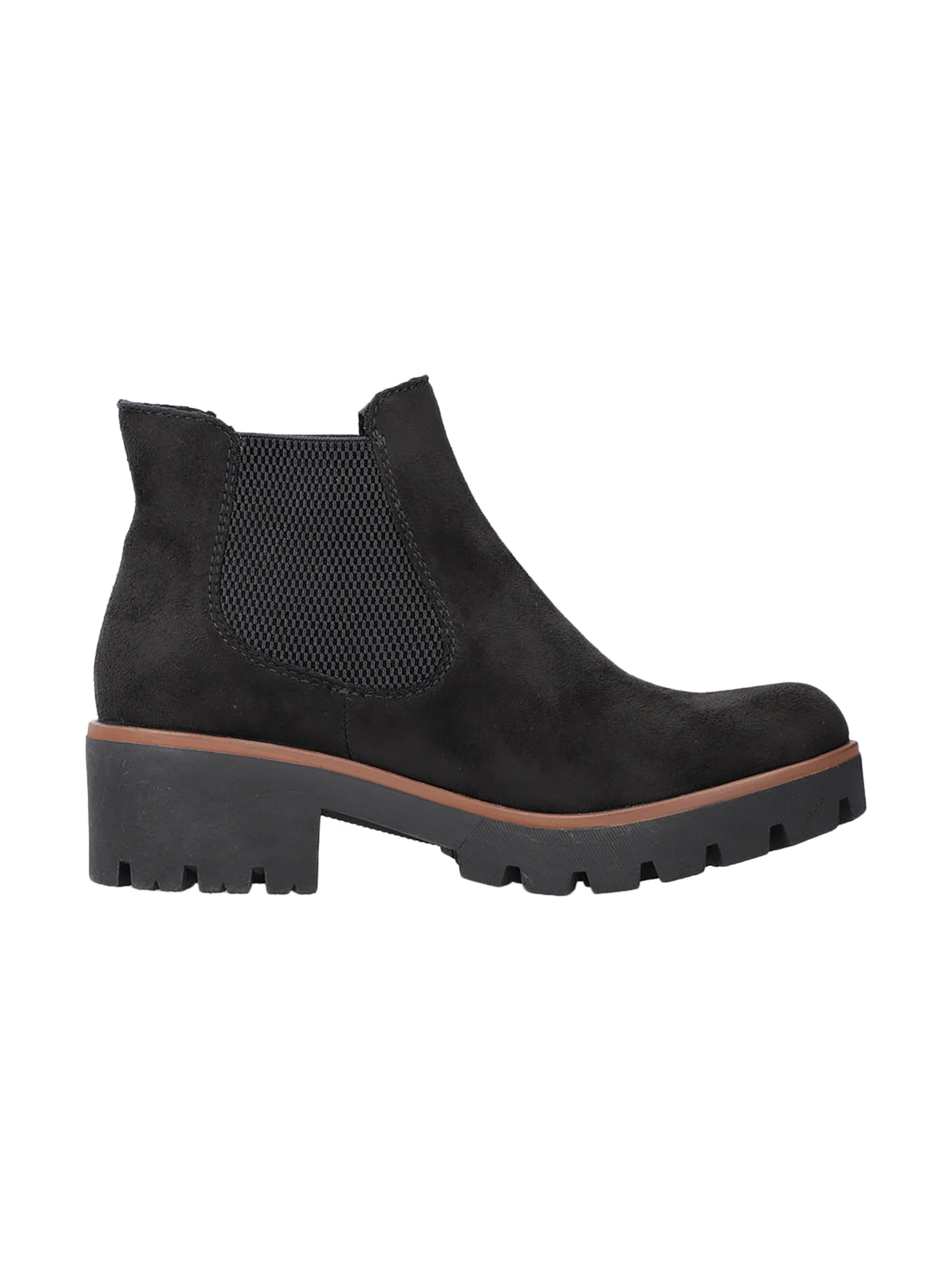 Rieker - Botas de tobillo 'Microtretch-Stiefelette zum Hineinschlüpfen' en negro