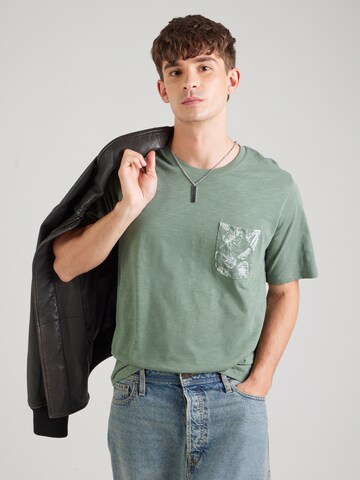 JACK & JONES Футболка 'JJROX' в Зеленый: спереди