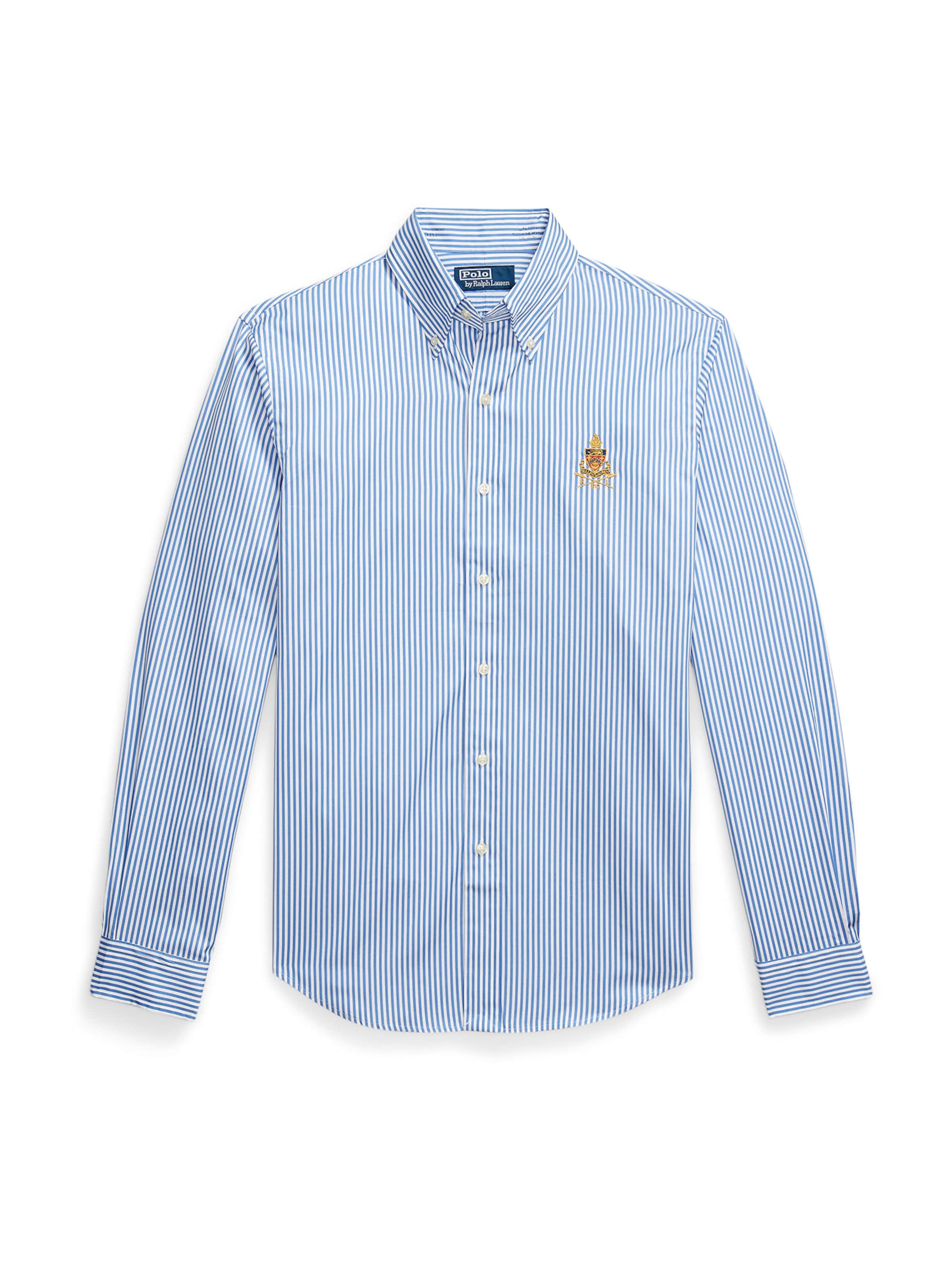 Polo Ralph Lauren Regular Fit Hemd in Blau: Vorderseite