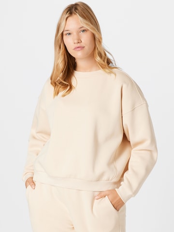 Guido Maria Kretschmer Curvy Sweatshirt 'Shelly' i beige: forside