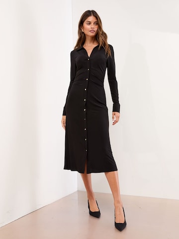 Lipsy Платье-рубашка в Черный