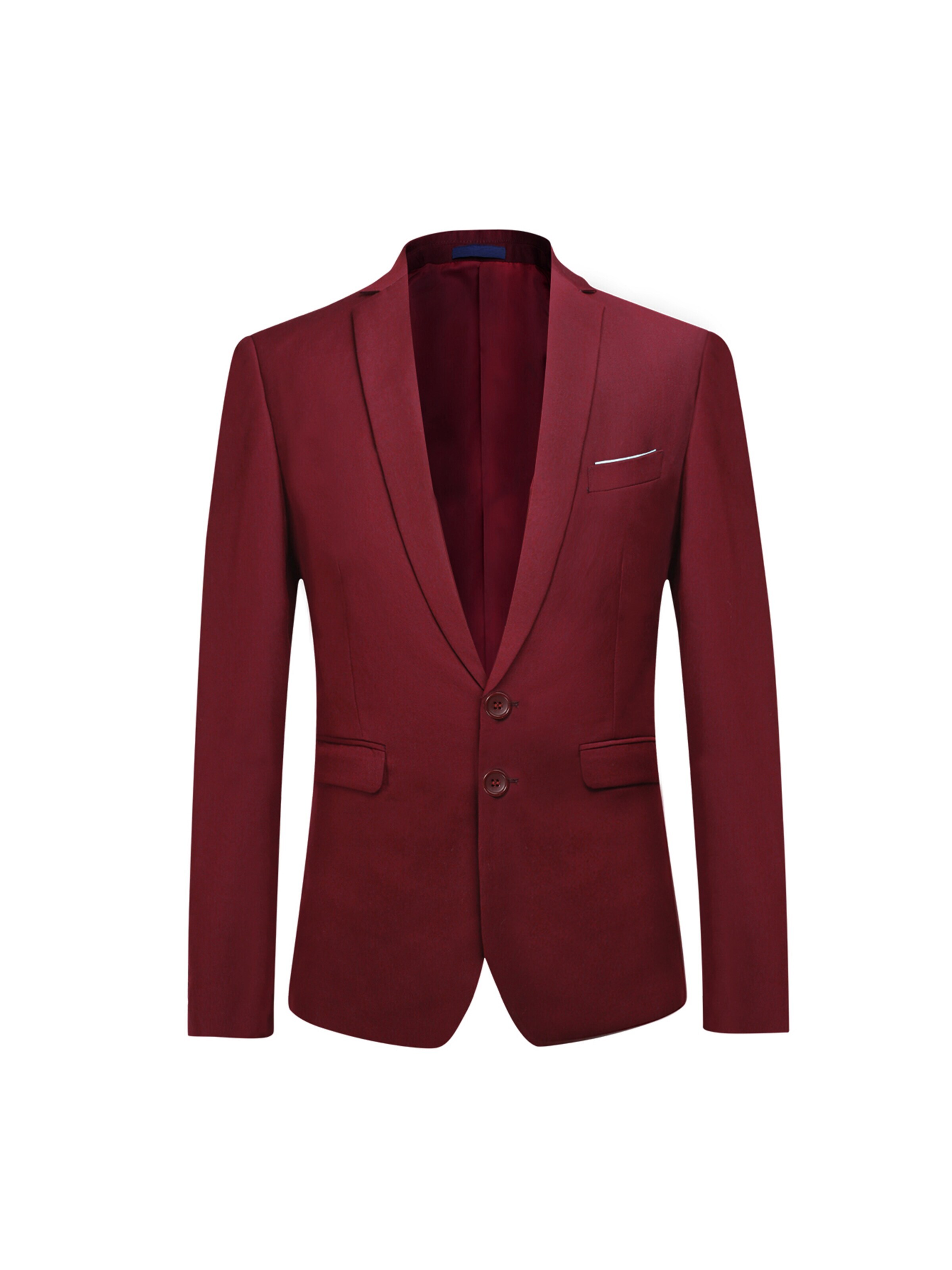 YOUTHUP Slimfit Anzug 'Behaglich'‌ in Rot