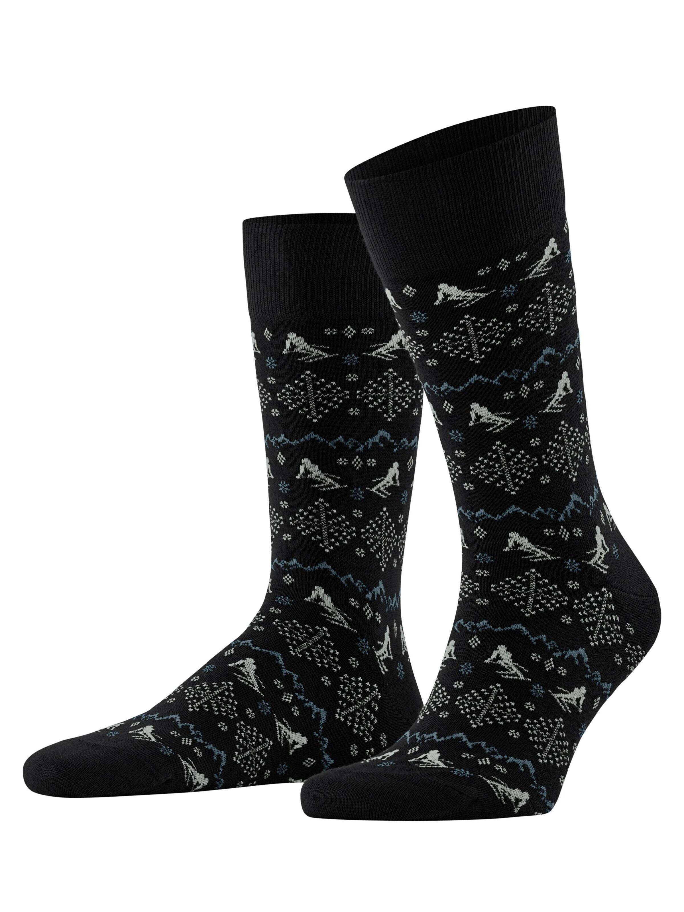 FALKE Socken 'Ski Slope SO'‌ in Schwarz: Vorderseite