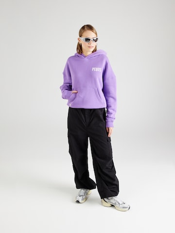 Sweat-shirt Pequs en violet