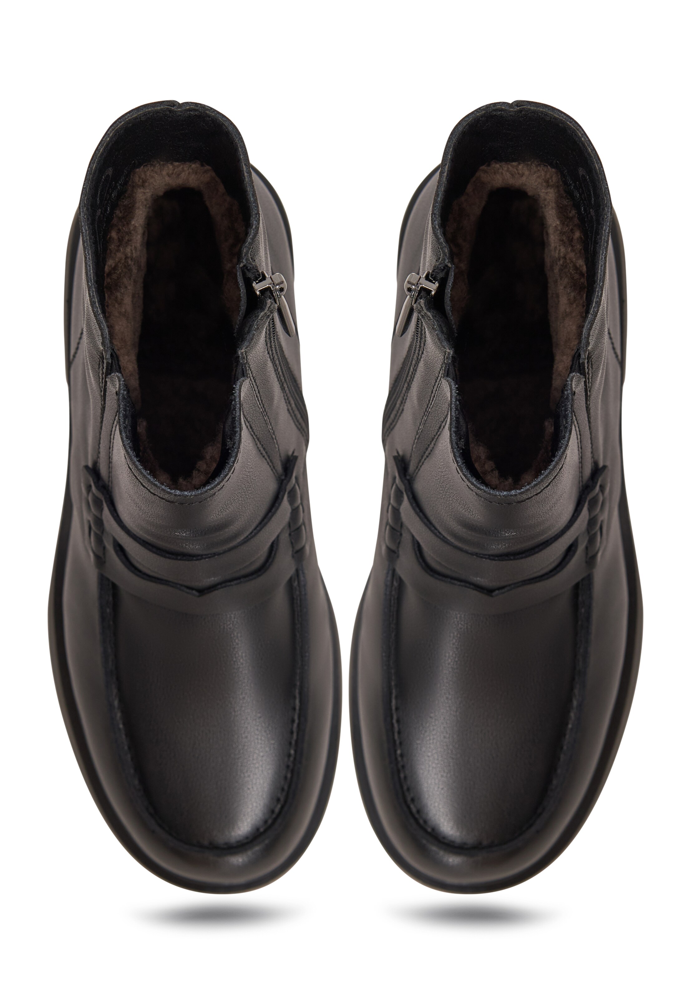 CESARE GASPARI Stiefelette in Schwarz
