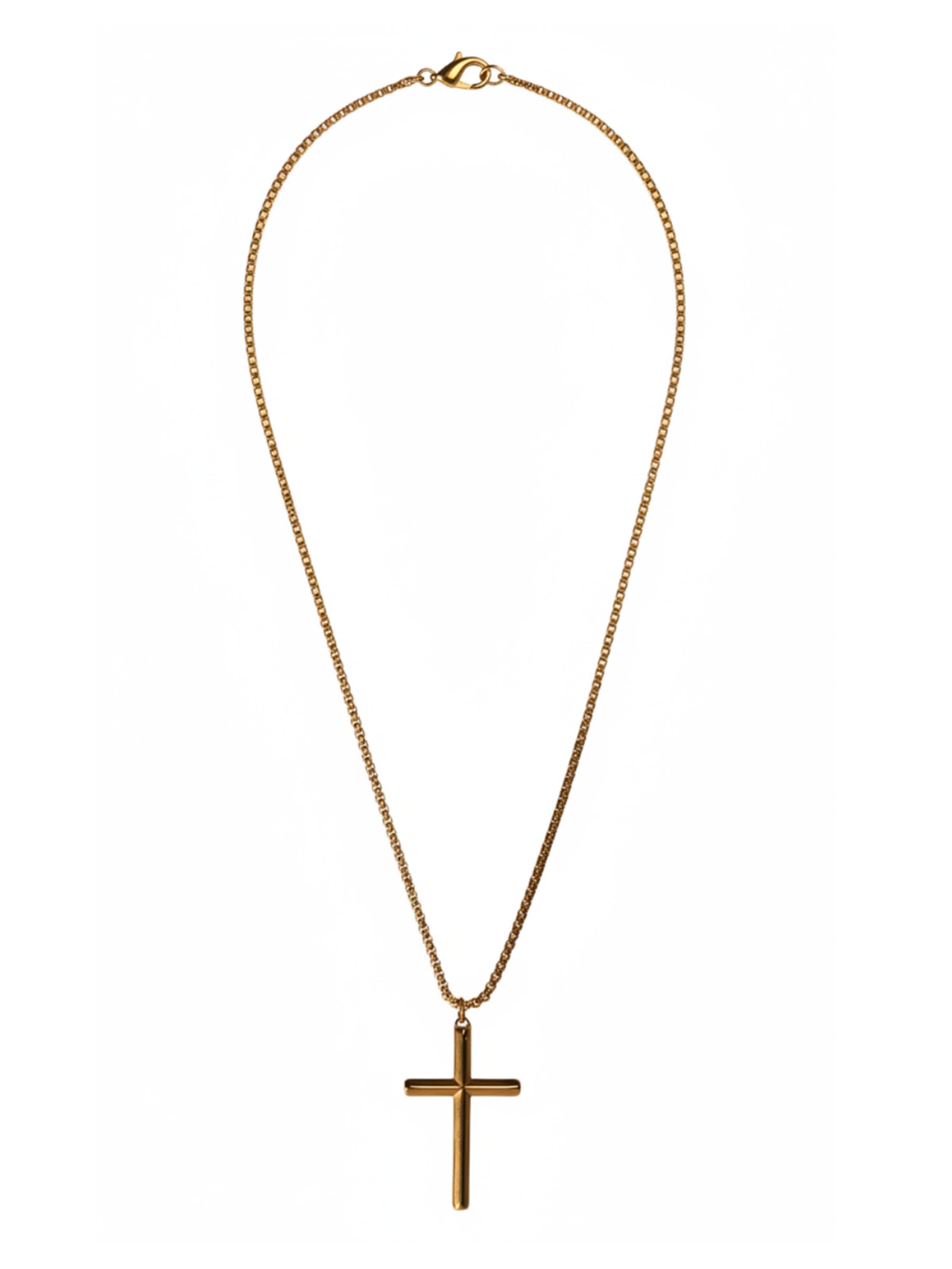 Eternal Necklace 'Klassische Kreuz' in Gold: front